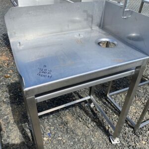 Table Stainless Steel 720 mm x 500mm x900mm High - Image 2