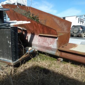 Screw conveyor with hopper 200mm Dia x 7.2m long 3Kw motor - Image 5