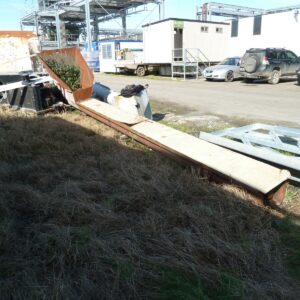 Screw conveyor with hopper 200mm Dia x 7.2m long 3Kw motor - Image 6
