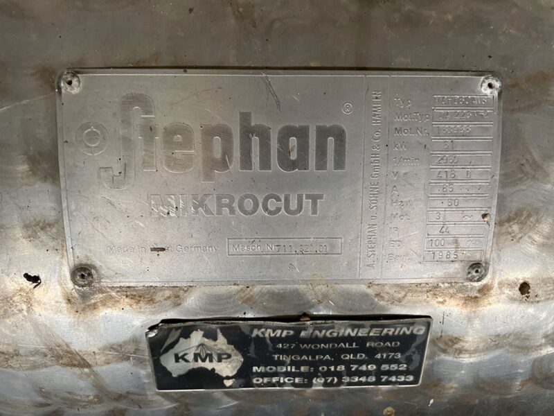 Emulsifier Stephan Microcut MCHD60AVST - Image 2