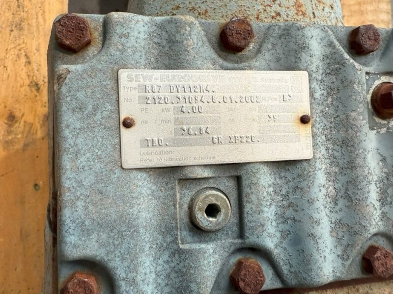Geared Unit SEW 4 Kw Model R87 DV112R4 - Image 5