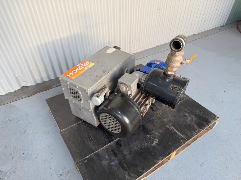 Vac Pump Busch Model 160 Motor 4 Kw