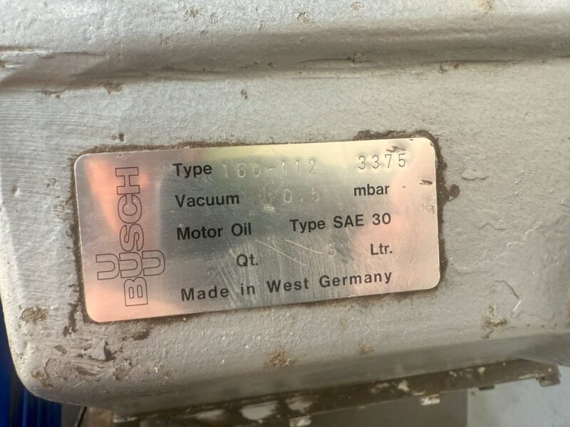 Vac Pump Busch Model 160 Motor 4 Kw - Image 7